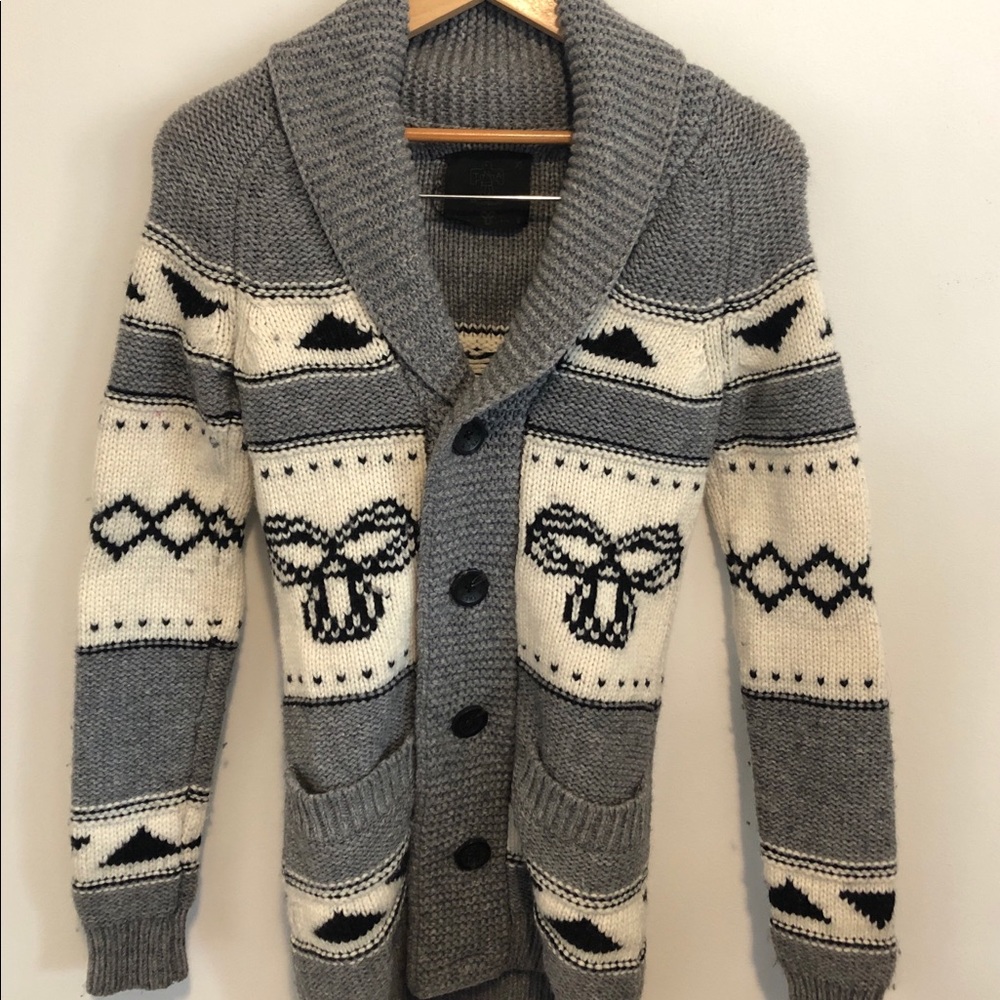 ARITZIA SIGNATURE WOOL GREY SWEATER